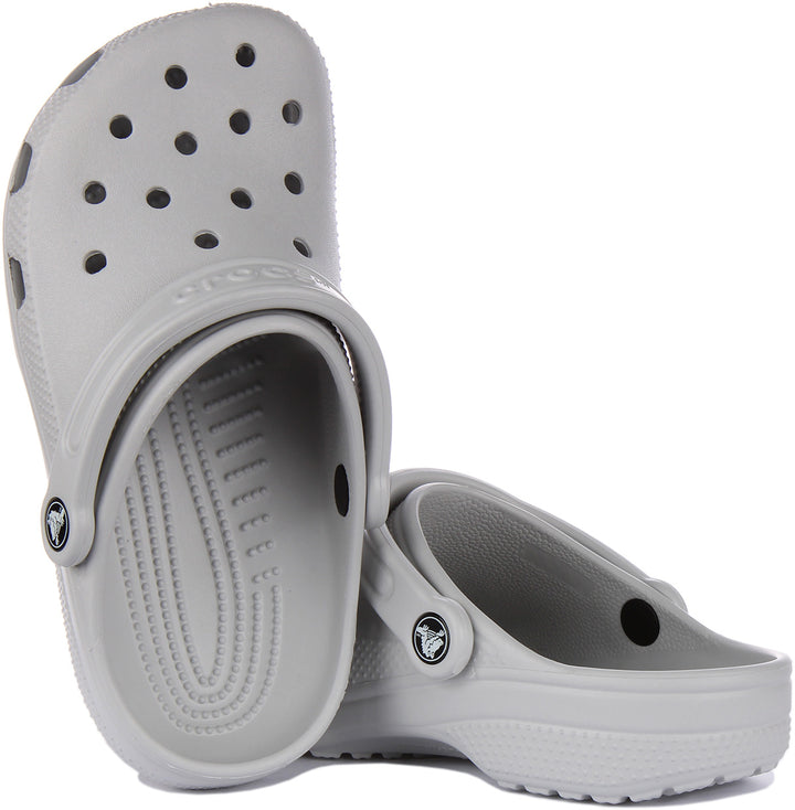 Crocs Classic Kids Clog In Grey Atmosphere