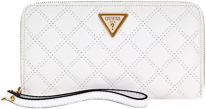 Guess Giully SLG Zip Around In White For Women
