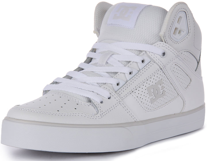 Dc Shoes Pure Hightop WC In White For Men
