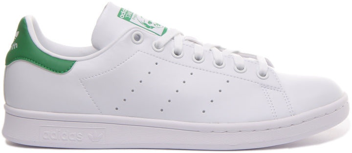 Adidas Stan Smith Chaussures de tennis classiques végane Primegreen pour hommes en blanc vert