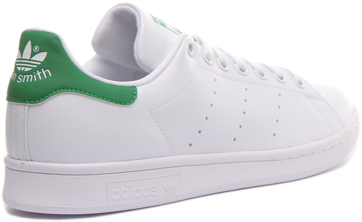 Adidas Stan Smith Chaussures de tennis classiques végane Primegreen pour hommes en blanc vert