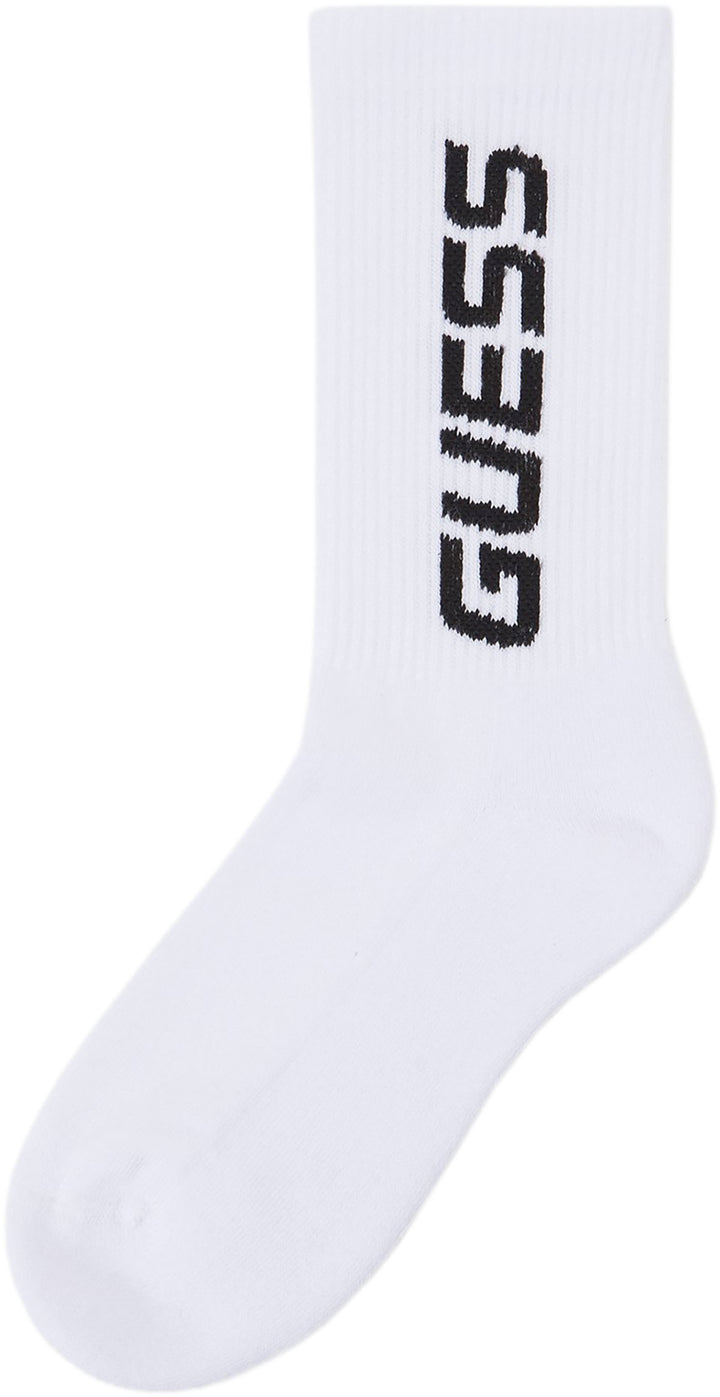 Guess Single Sock In White Black For Women