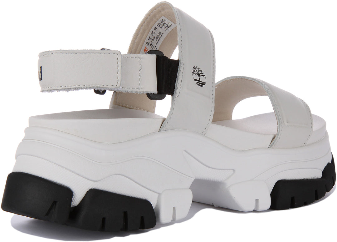 Timberland A5Usm Adley Way In White Platform Sandals