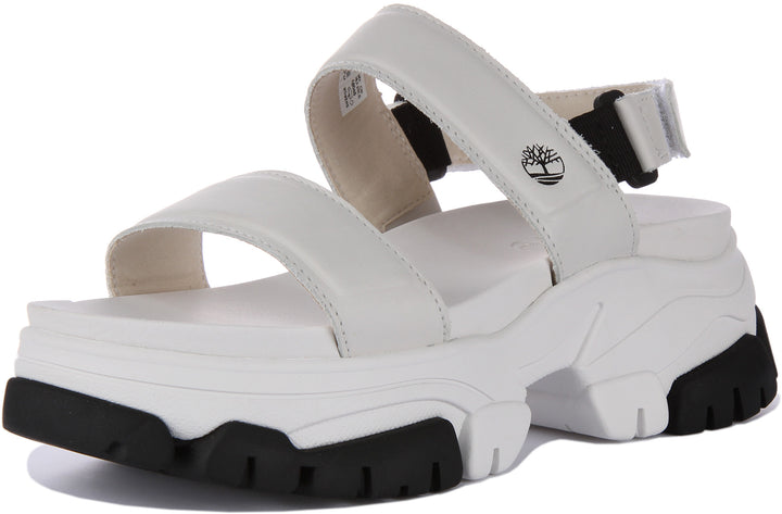 Timberland A5Usm Adley Way In White Platform Sandals