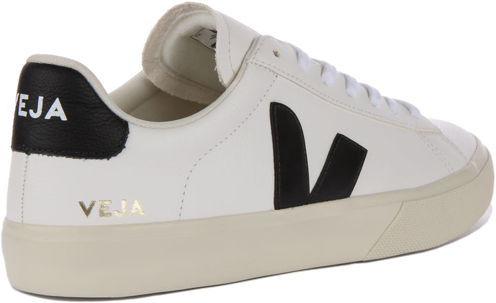 Veja Campo Chromefree In White Black For Women