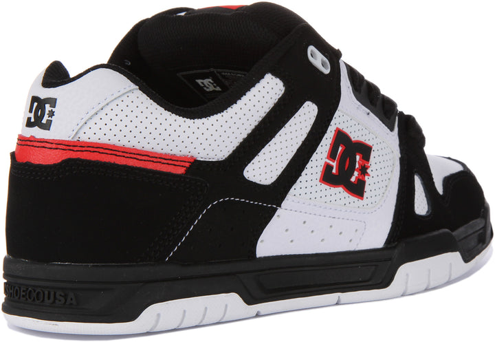 Dc Shoes Stag In White Black For Men