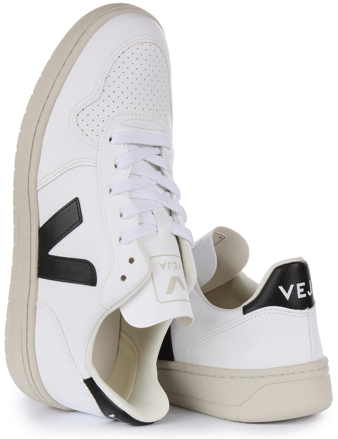 VEJA V-10 CWL en blanco blanco para hombres Entrenadores de la