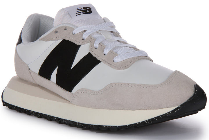 New Balance MS 237 SF In White Black For Women