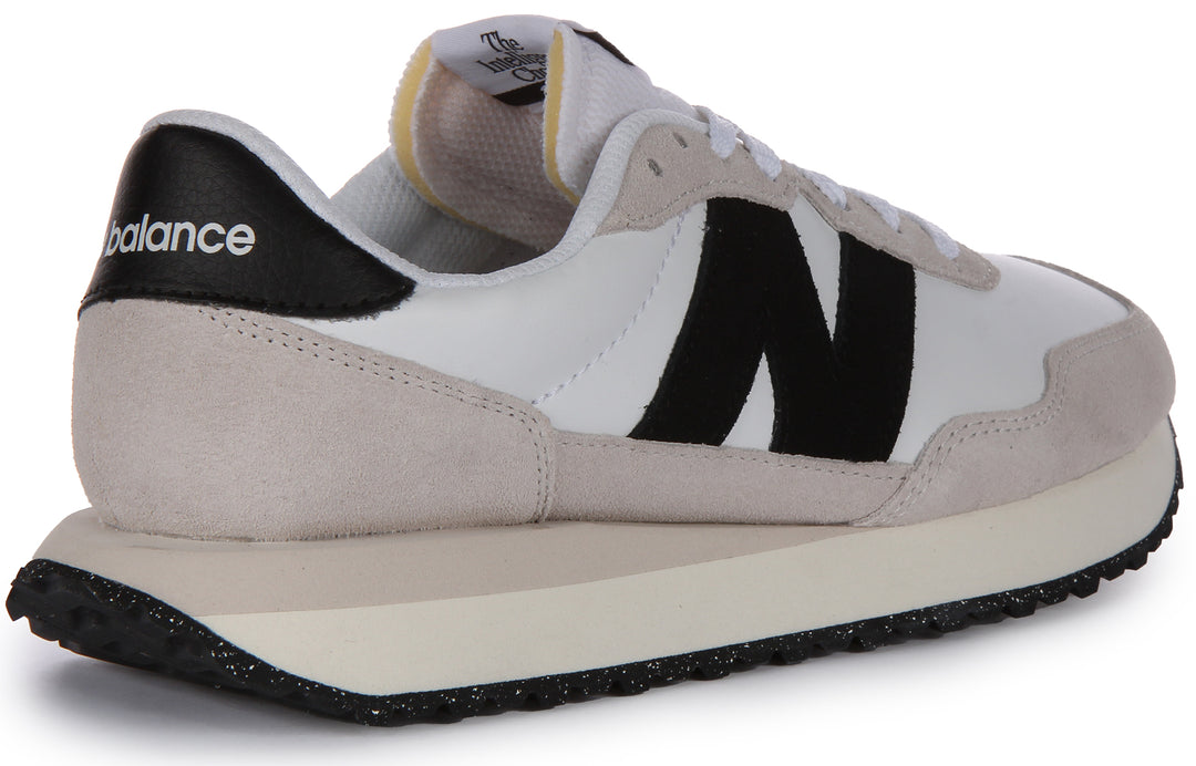 New Balance MS 237 SF In White Black For Women