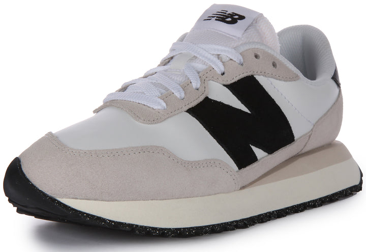 New Balance MS 237 SF In White Black For Women