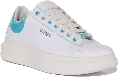 Guess Trainer In White Pink | Lace up Trainer – 4feetshoes