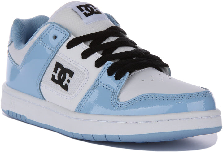 Dc Shoes Manteca 4 In White Blue For Women