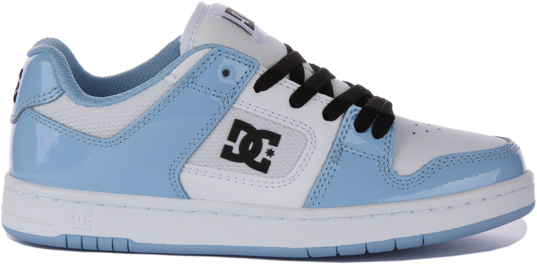 Dc Shoes Manteca 4 In White Blue For Women