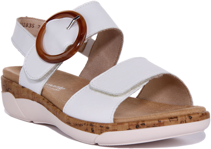 Remonte R6853-80 In White Brown For Women
