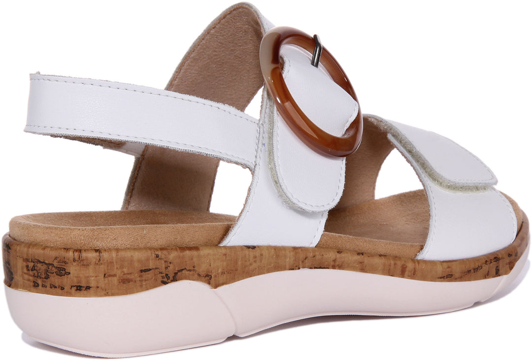 Remonte R6853-80 In White Brown For Women