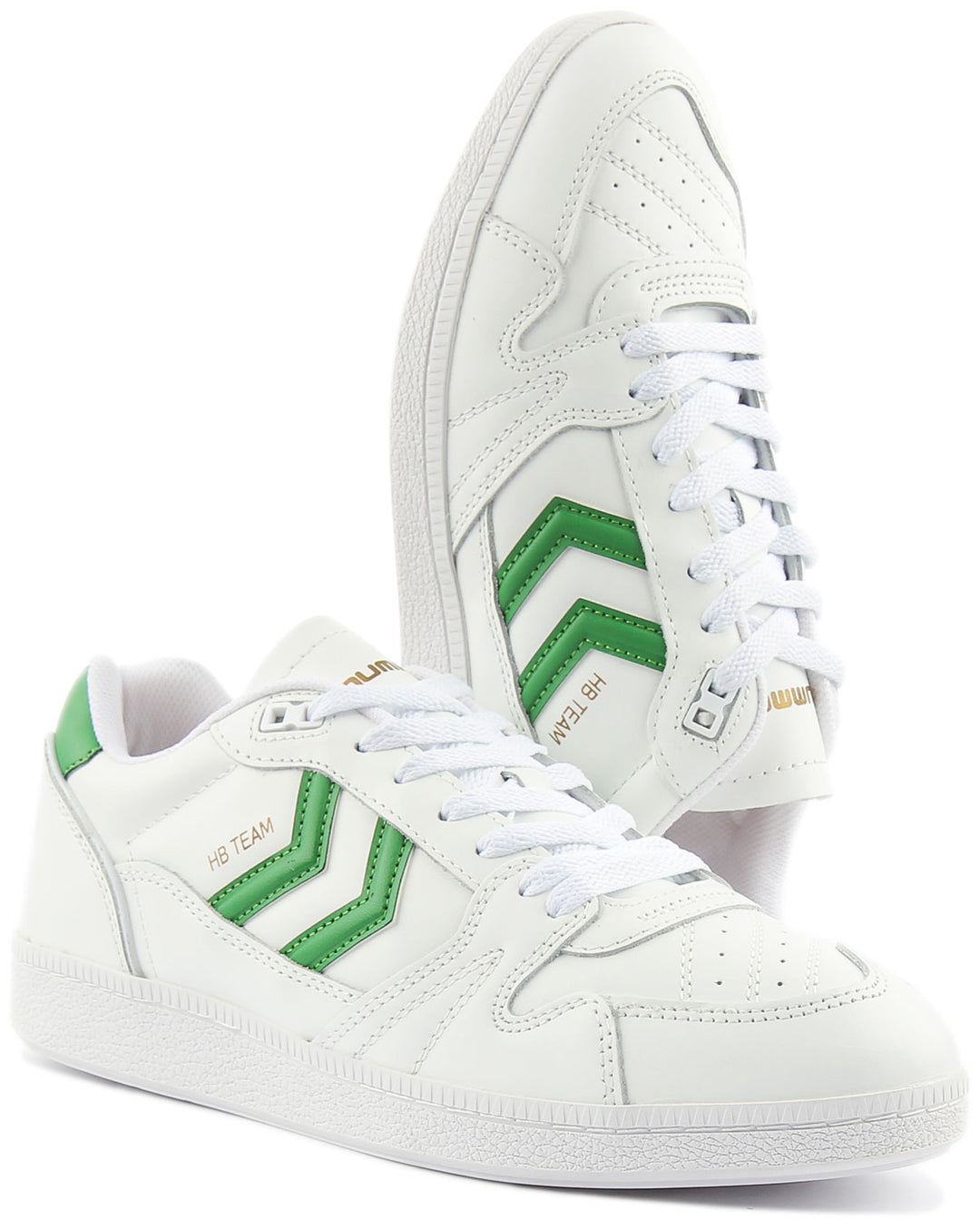 Hummel HB Trainers White Green | Mens Shoes – 4feetshoes