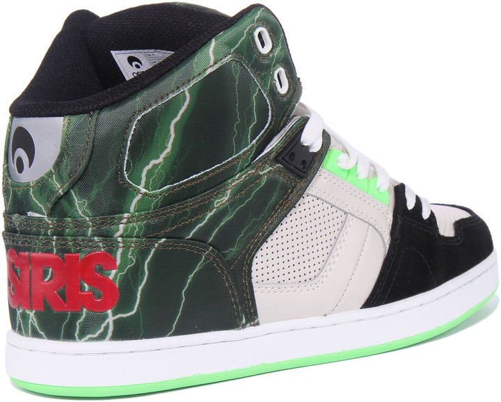 Osiris Nyc 83 Clk In White Green For Men