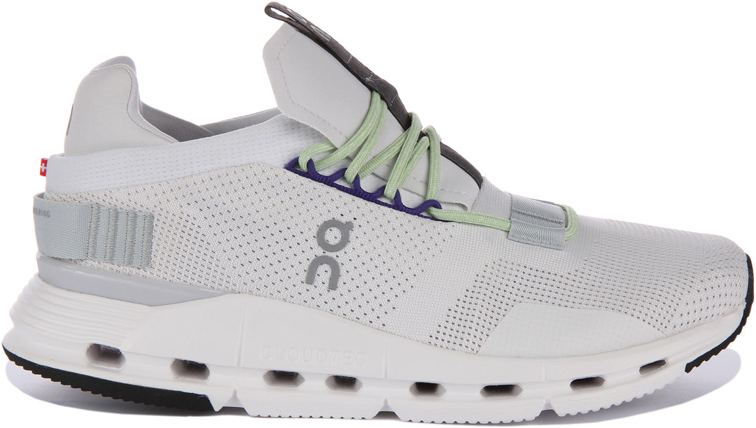 On Running Cloudnova In White Green For Men