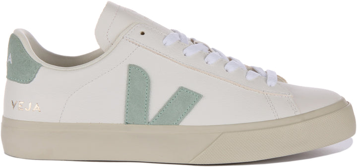 Veja Campo Chromefree In White Green For Men