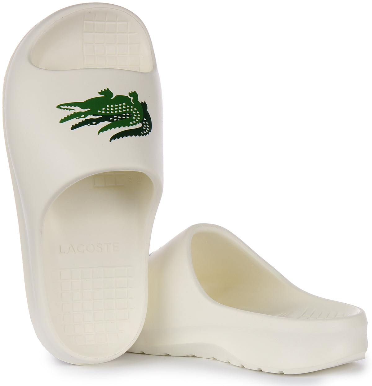 Lacoste hot sale slides womens