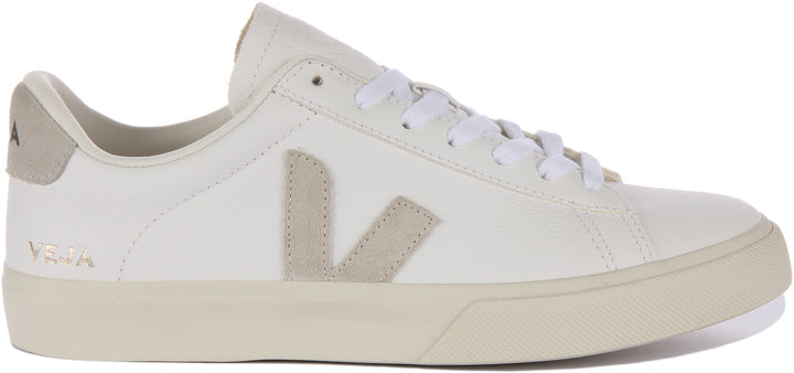 Veja Campo Chromefree In White Grey For Men