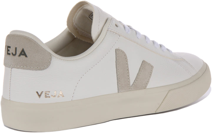 Veja Campo Chromefree In White Grey For Men