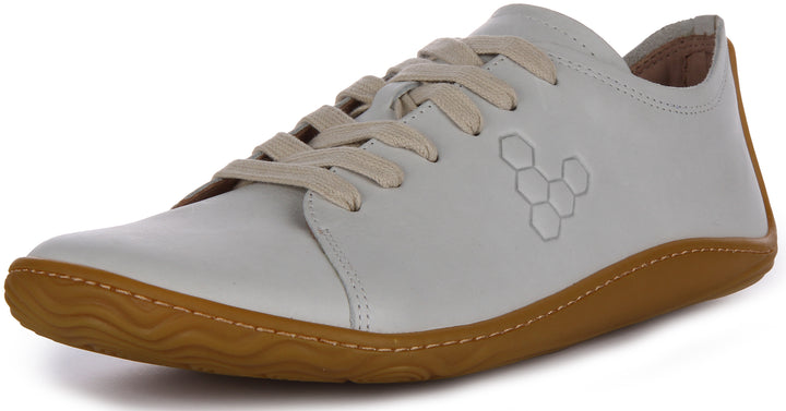 Vivobarefoot Addis In White Grey For Men