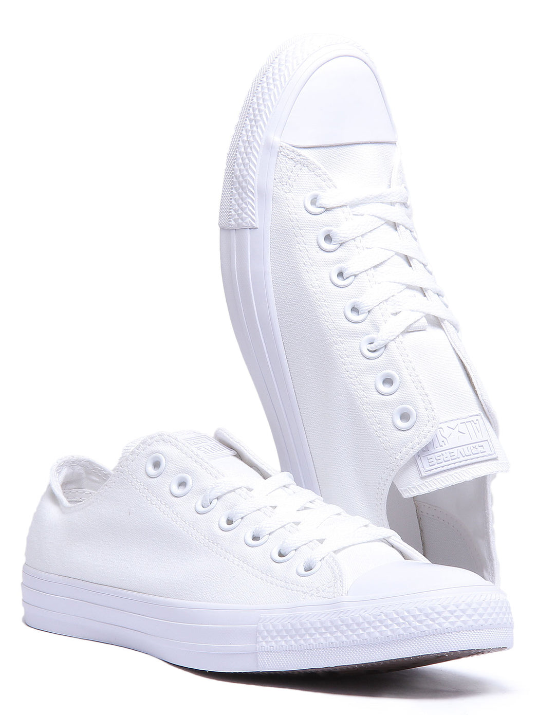 Converse 1U647 CT All Star Low Trainers In White Mono For Men