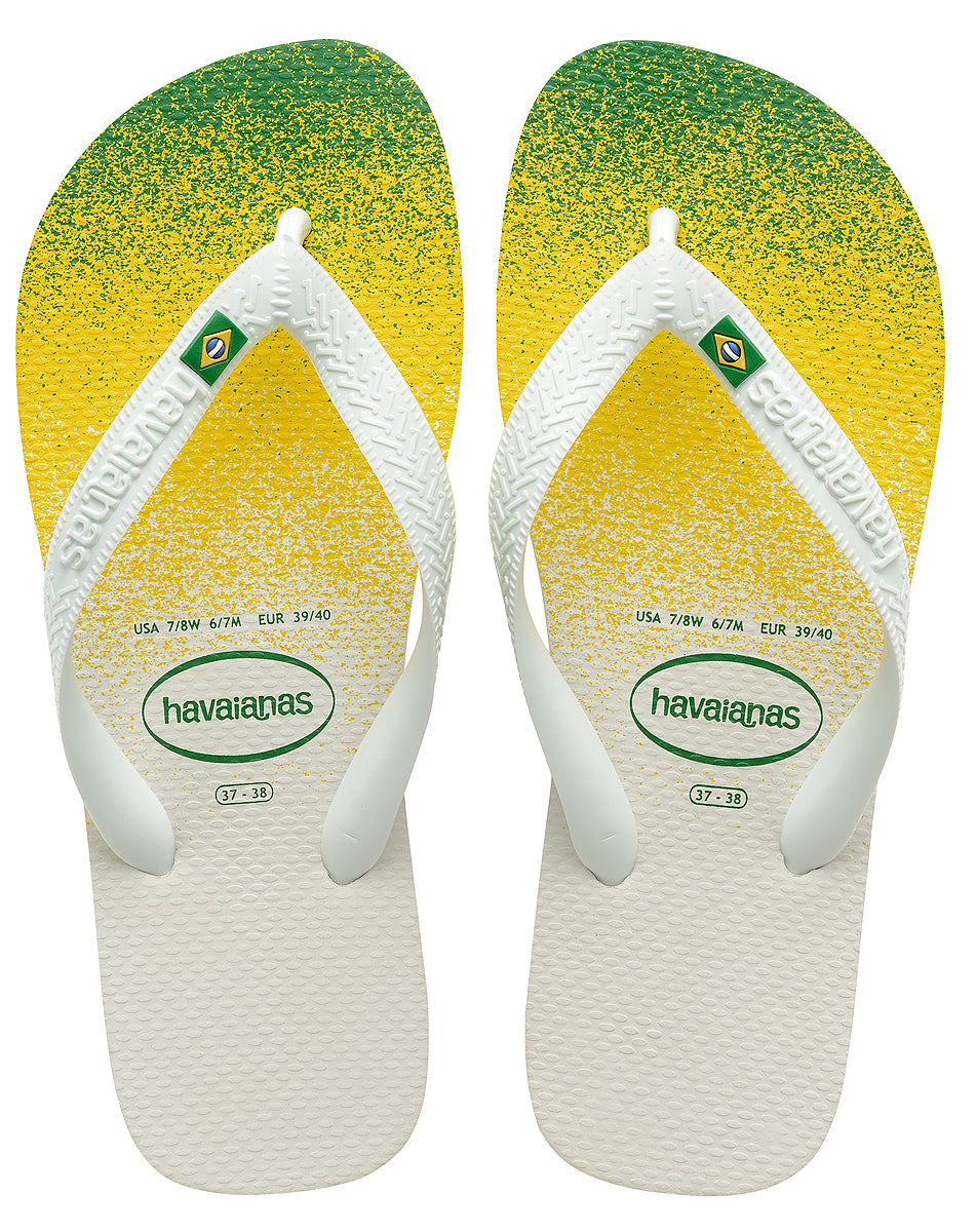 Havaianas Brasil Fresh In White Multi For Men