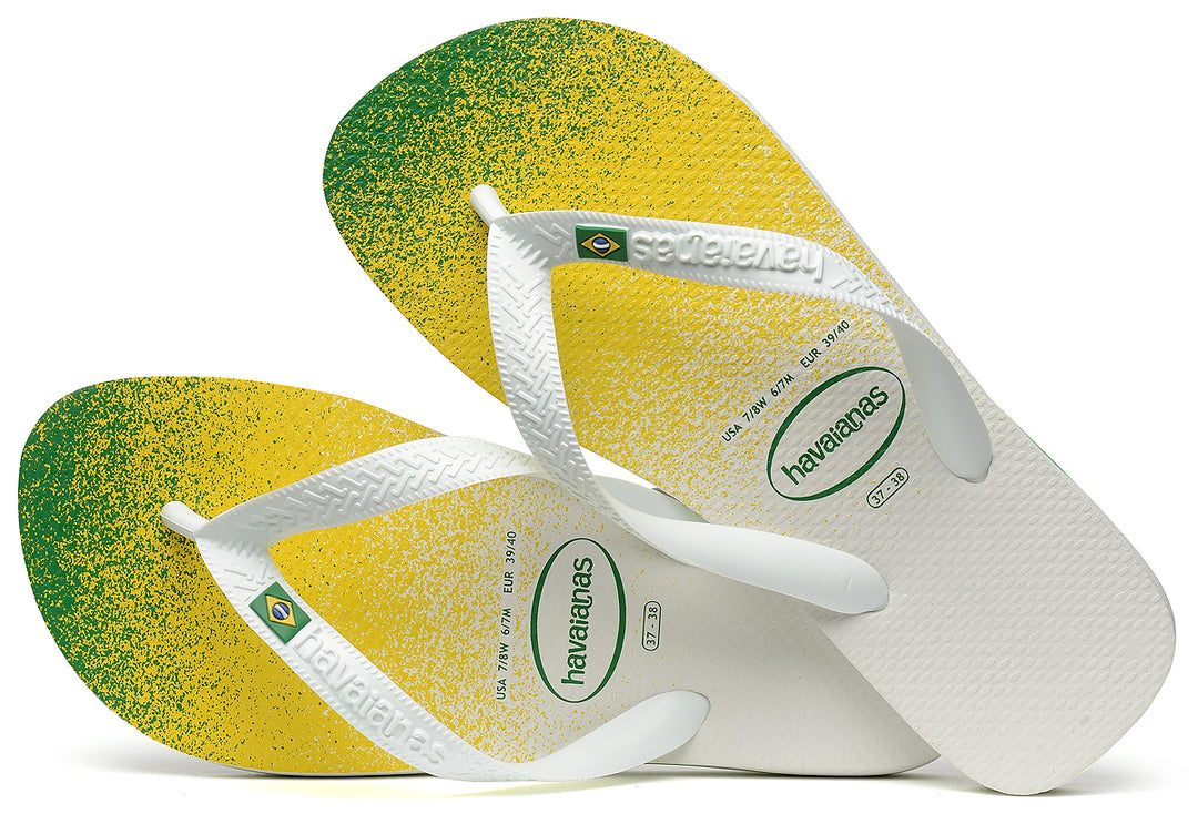 Havaianas Brasil Fresh In White Multi For Men