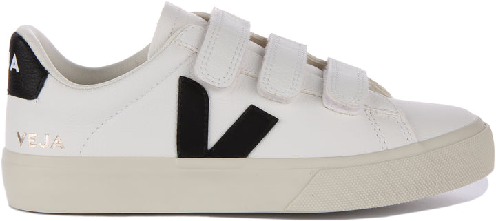 Veja recife ChromeFree en negro blanco para mujeres