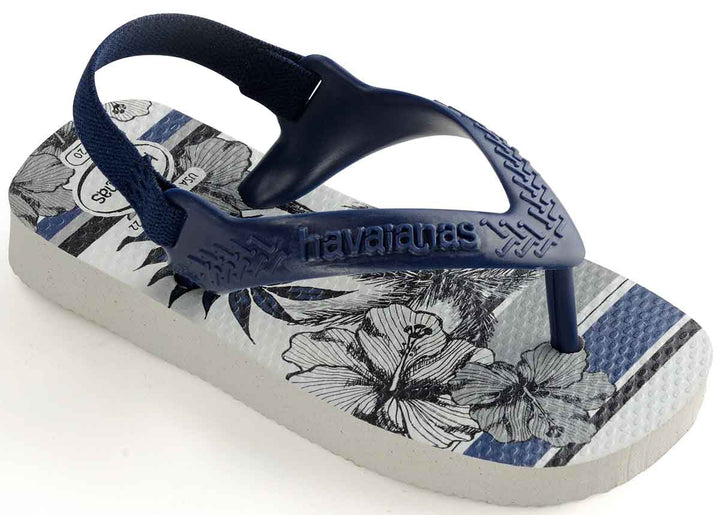 Havaianas New Baby Chic In White Navy