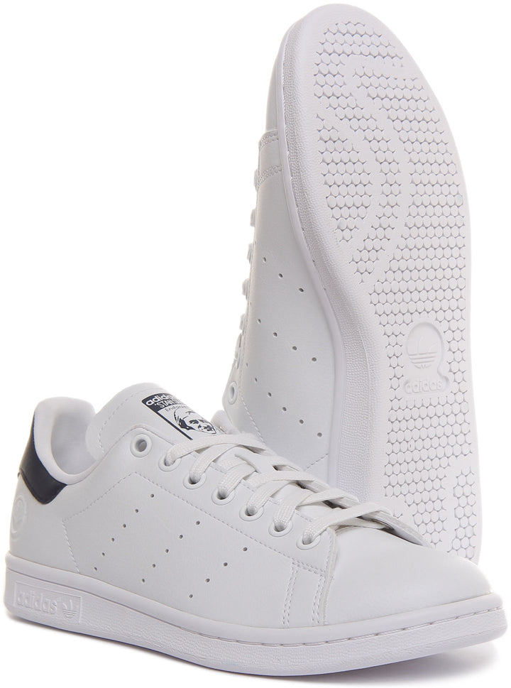 Adidas Stan Smith Vg In White Navy For Unisex