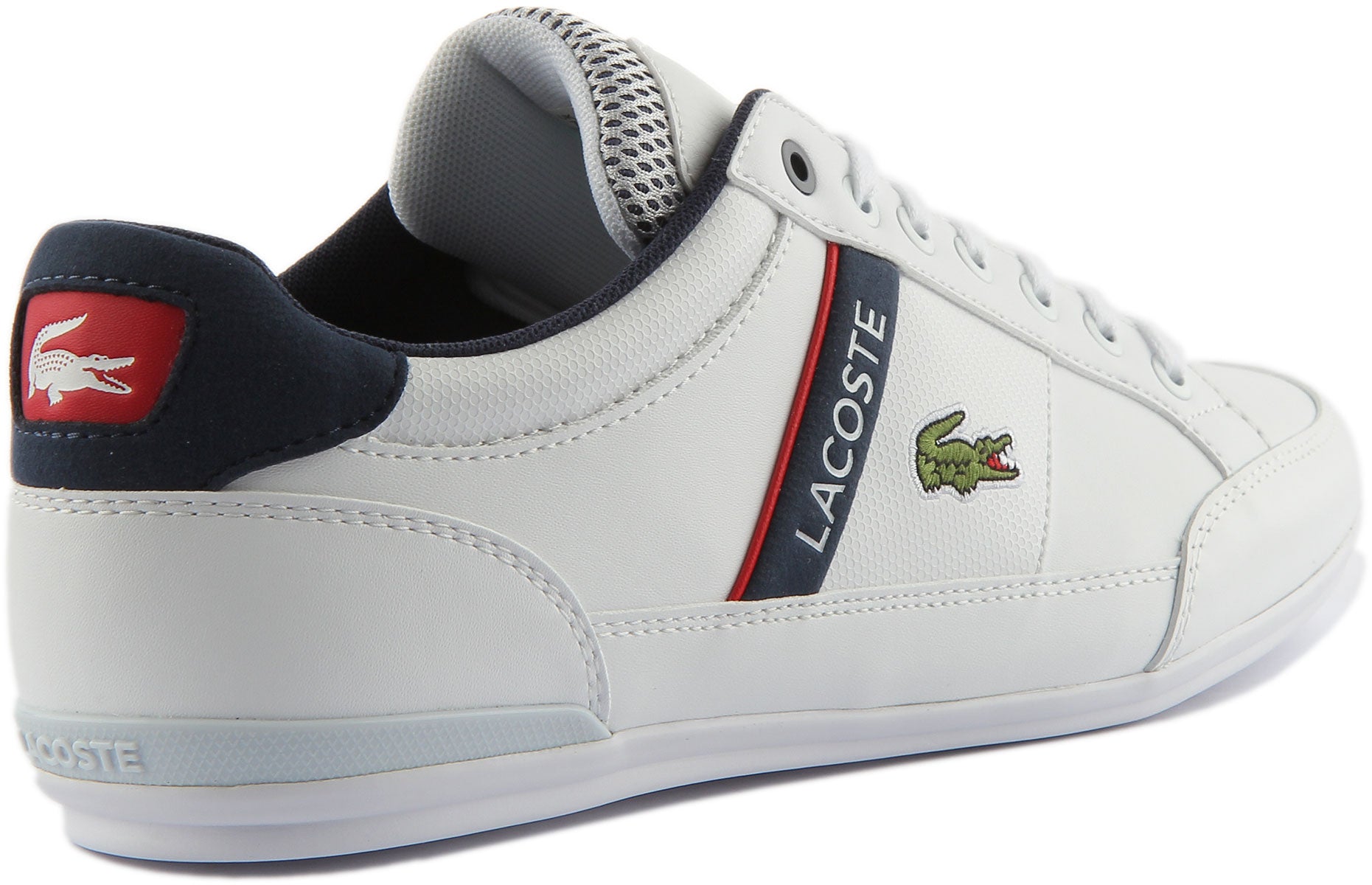 Lacoste chaymon deals white navy