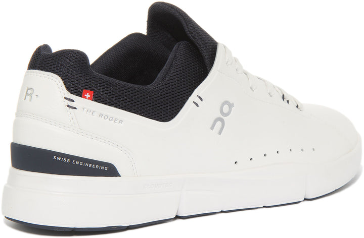 On Running The Roger Advantage In White Navy For Men