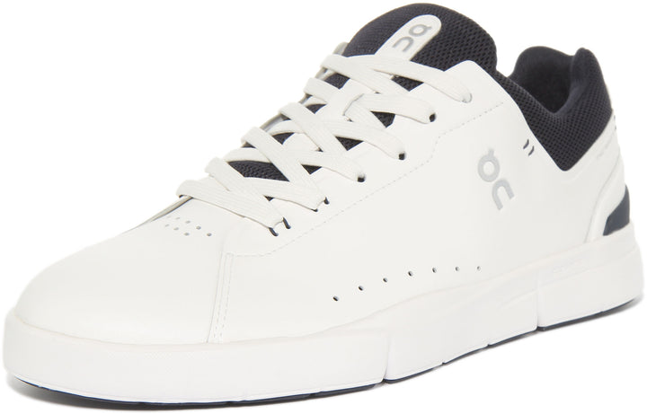On Running The Roger Advantage In White Navy For Men