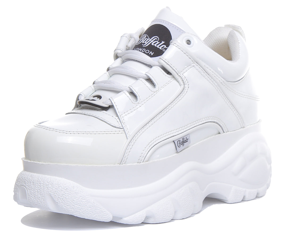 Buffalo 1339-14 2.0 In White Patent For Womens – 4feetshoes