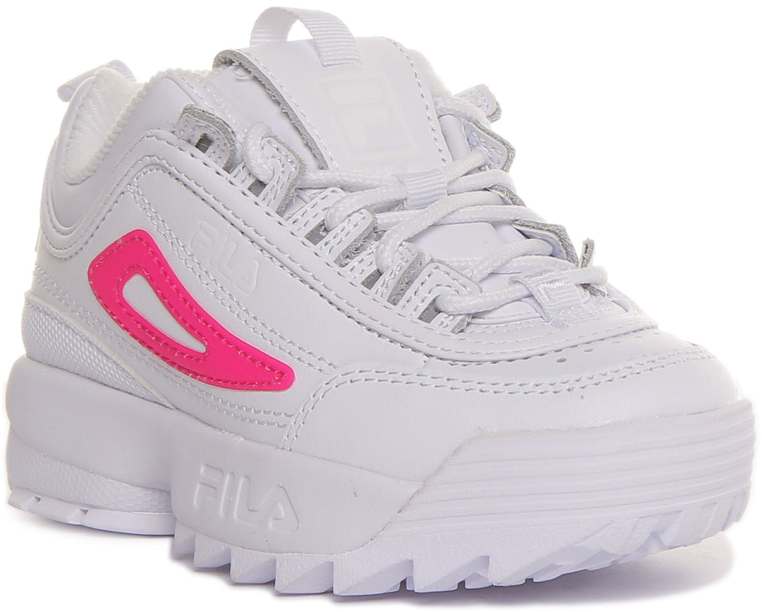 Fila Ii White Pink For Kids – 4feetshoes