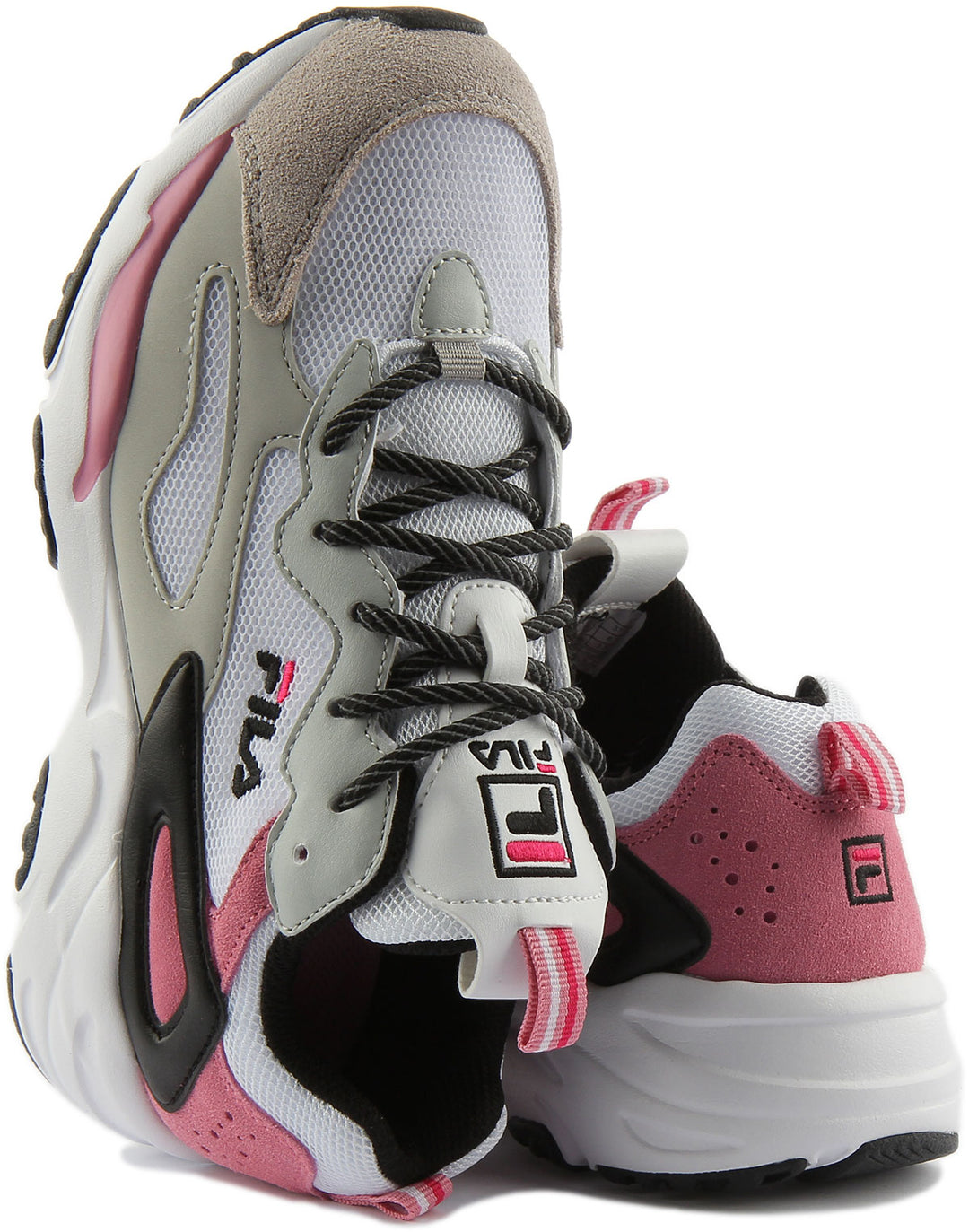 Fila Ray Tracer Cb In White Pink For Women
