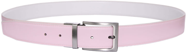 Justinreess England Dexter In White Pink Belt For Men