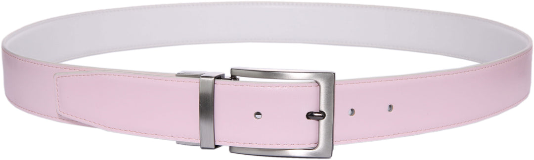 Justinreess England Dexter In White Pink Belt For Men