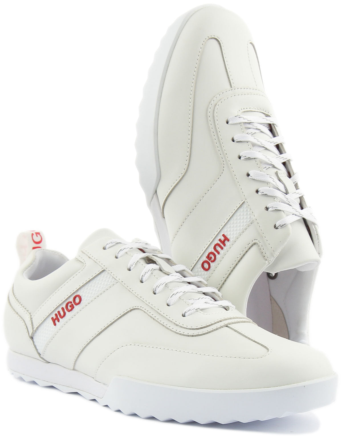 Hugo Matrix Top Trainers Red blanco Zapatos para hombres Hugo Boss 4feetshoes