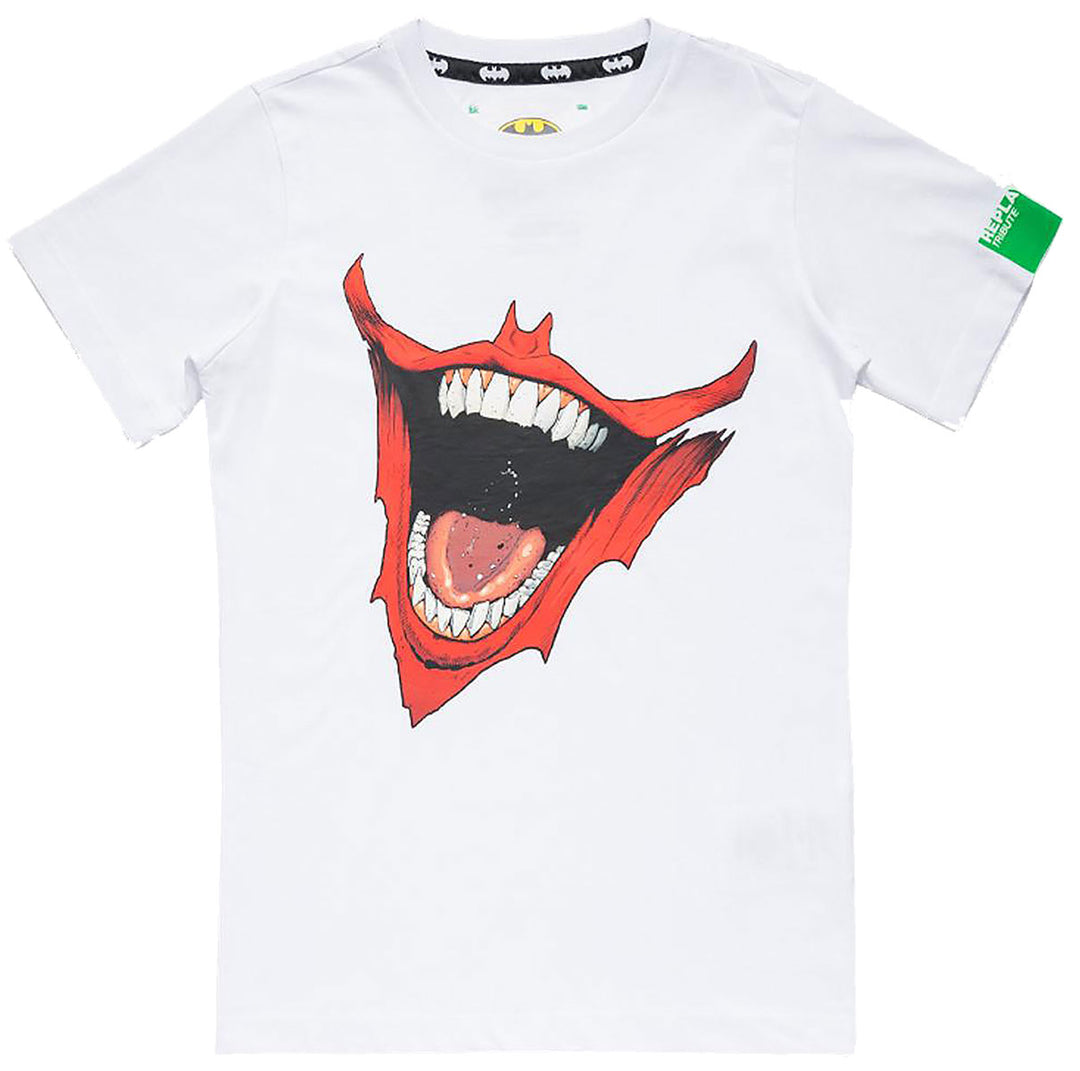 Replay The Joker Herren Batman und Joker Limitierte Auflage T Shirt Weiß Rot
