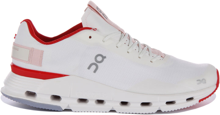 On Running Cloudnova Form In White Red For Men