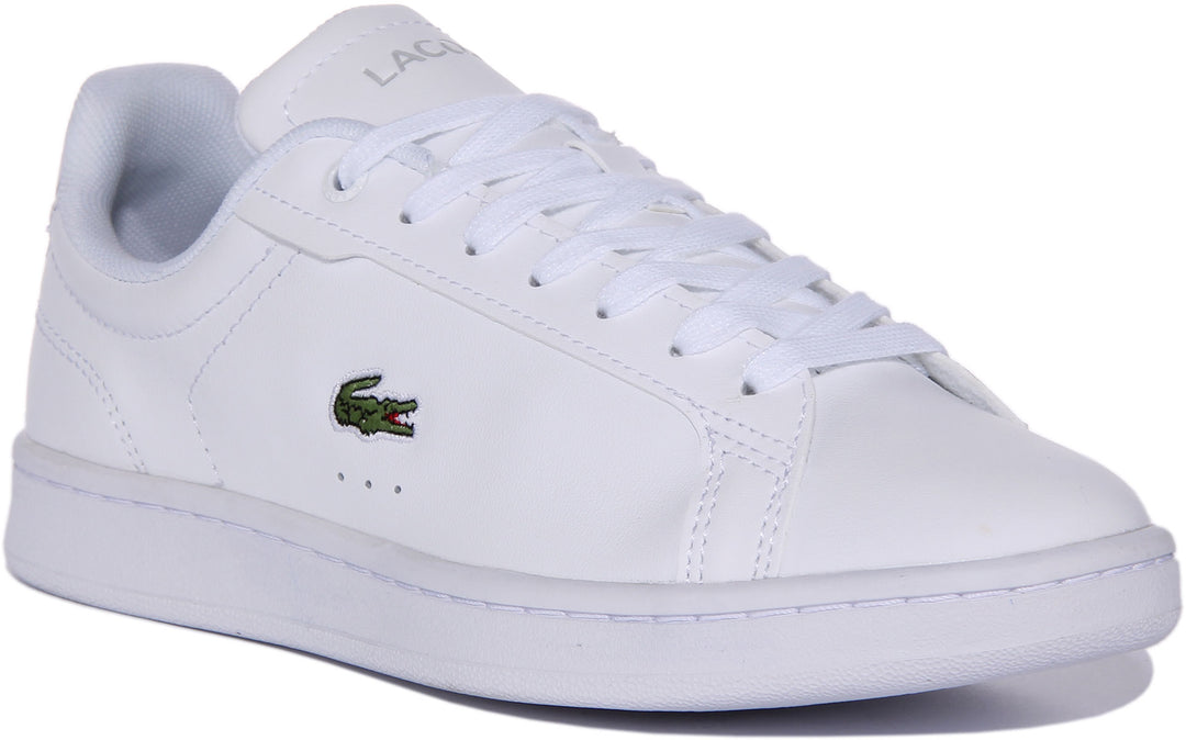 Lacoste Carnaby Pro In White White For Women