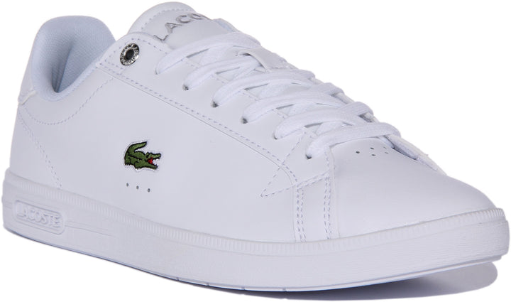 Lacoste Graduate Pro 123 2 SFA Zapatillas con cordones de piel para mujer en blanco blanco