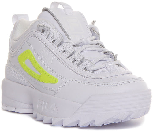 Fila Womens Disruptor Shoes, Color: White/Navy/Red, Size: 38.5 EU: Buy  Online at Best Price in UAE 