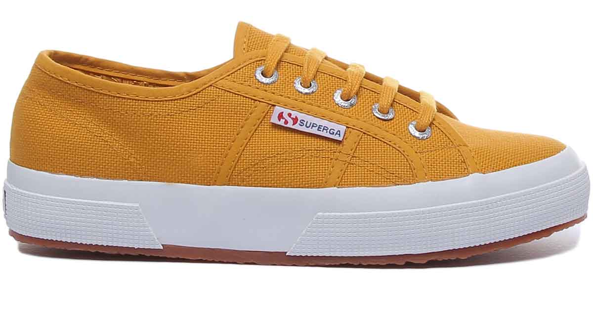 Superga on sale yellow shoes