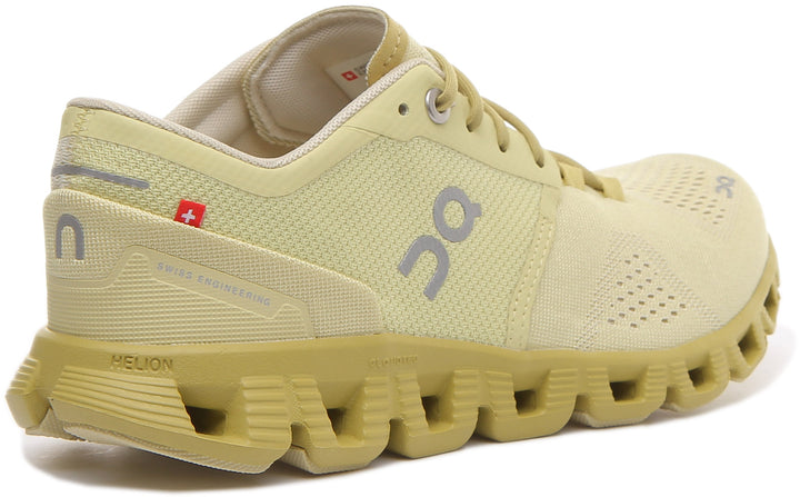 On Running Cloud X In Yellow For Womens