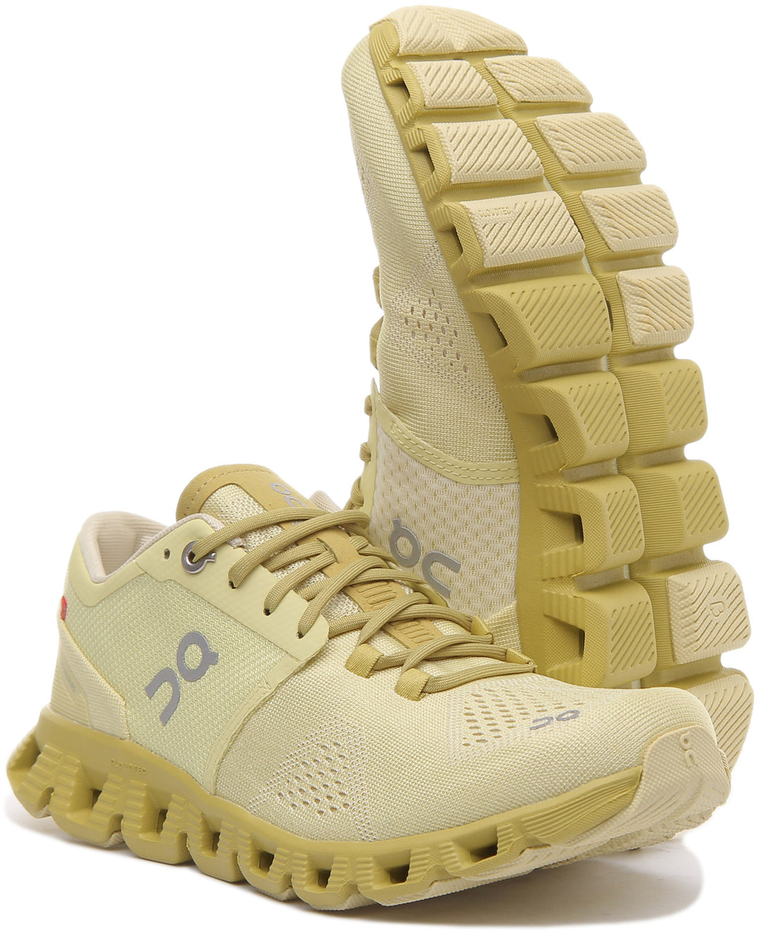 On Running Cloud X Zapatillas de running con cordones para mujer en amarillo
